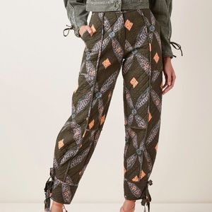 Ulla Johnson Quilted tapered pant